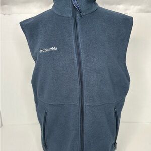 Columbia Men’s Fleece Vest Medium Blue